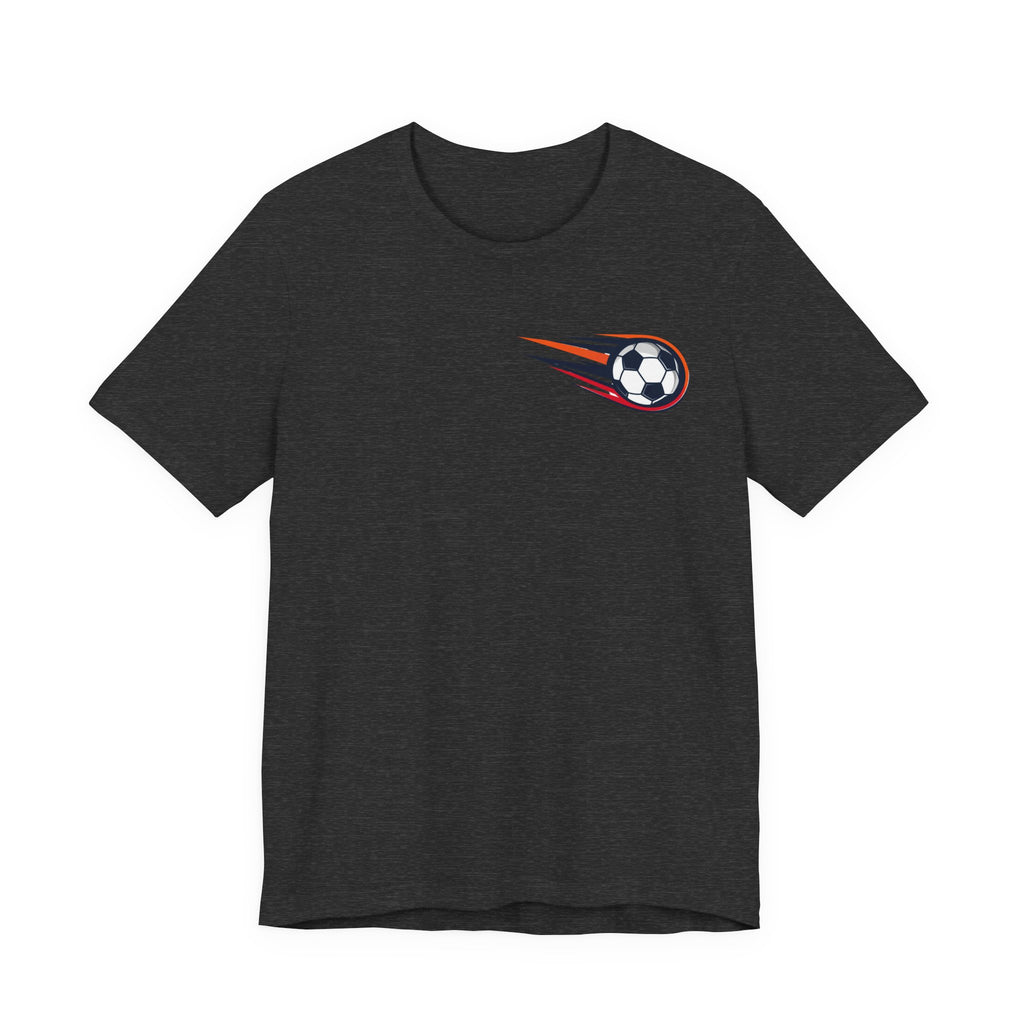 Soccer Comet T‑Shirt — Fast Soccer Ball Graphic Tee