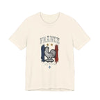 France Rooster Graphic Tee — Les Bleus Tricolor Soccer Shirt