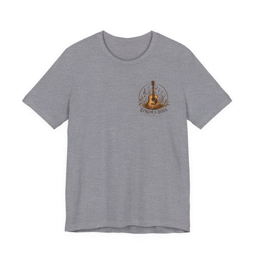 Acoustic Soul Guitar Tee — 'Strum & Soul' Acoustic Guitar Graphic T-Shirt