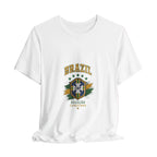 Brazil Soccer Tee - Seleção Brasileira Crest Vintage Football T‑Shirt