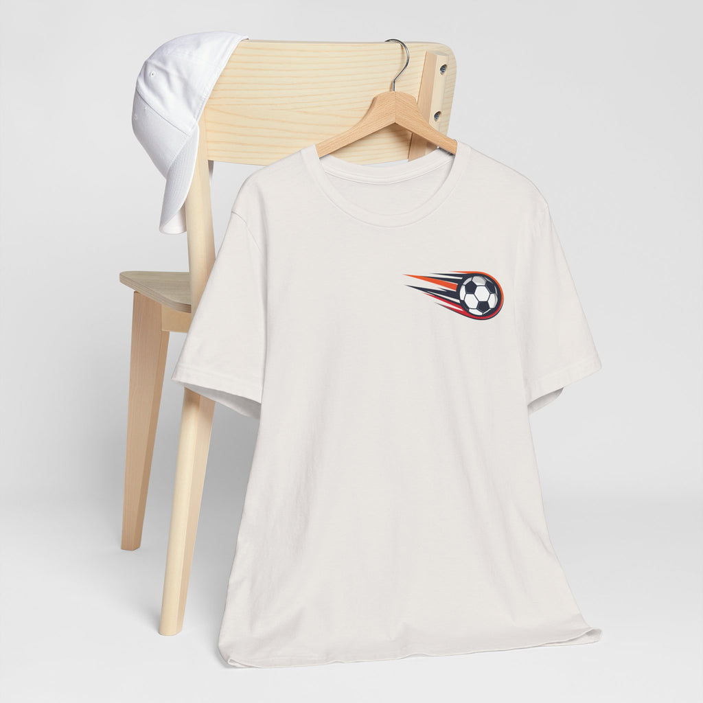 Soccer Comet T‑Shirt — Fast Soccer Ball Graphic Tee