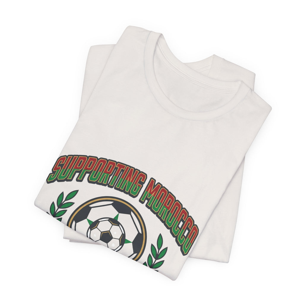 Supporting Morocco Soccer Tee | match-day outfit, country colors