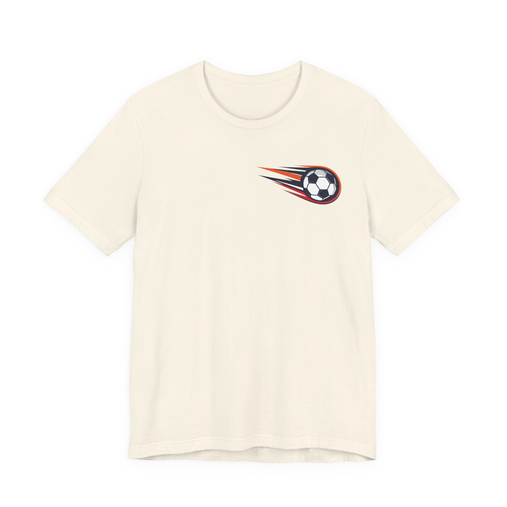 Soccer Comet T‑Shirt — Fast Soccer Ball Graphic Tee
