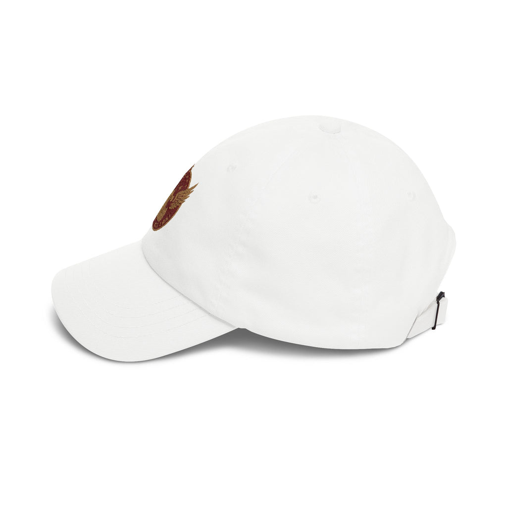 Vintage Winged Guitar Dad Cap – Retro Music Emblem Hat