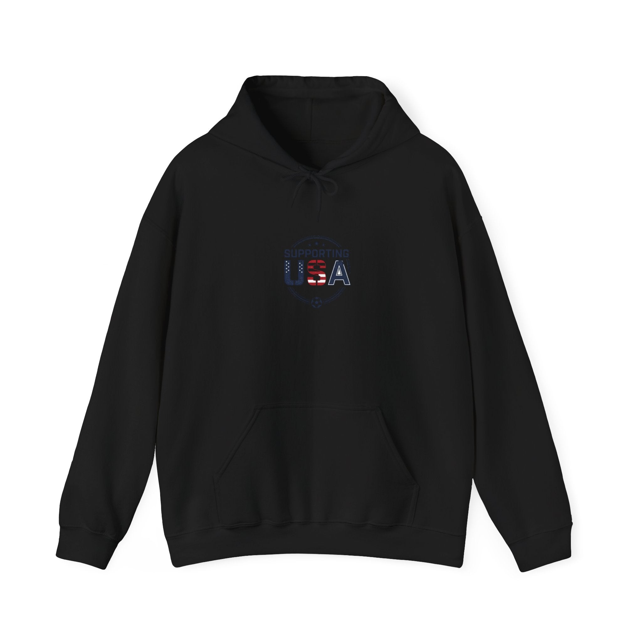 Supporting USA Hoodie | soccer watch party, country colors