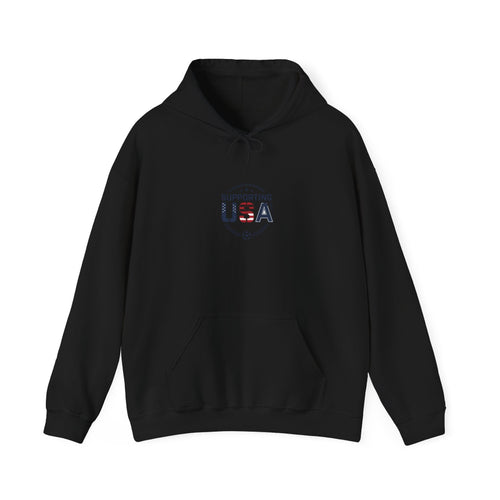 Supporting USA Hoodie | soccer watch party, country colors