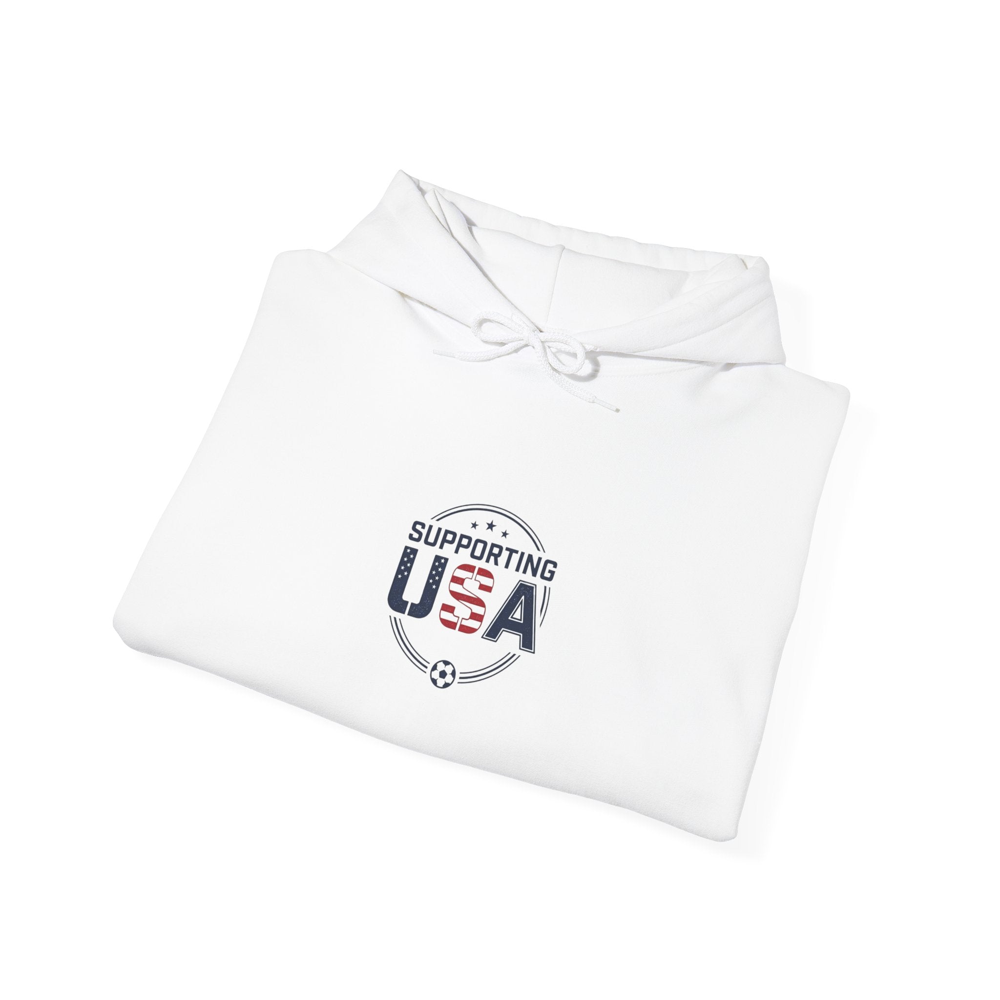 Supporting USA Hoodie | soccer watch party, country colors