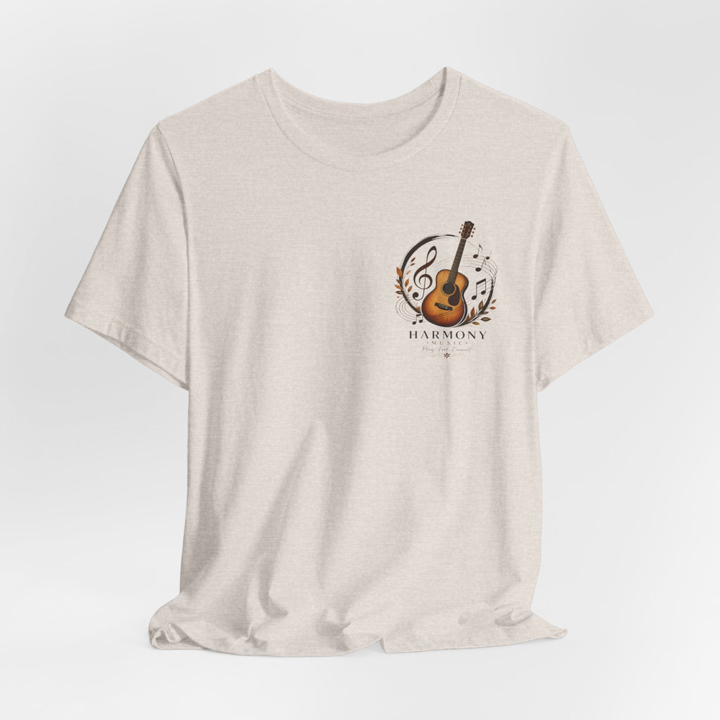 Harmony Guitar Tee — Acoustic Guitar Music T-Shirt