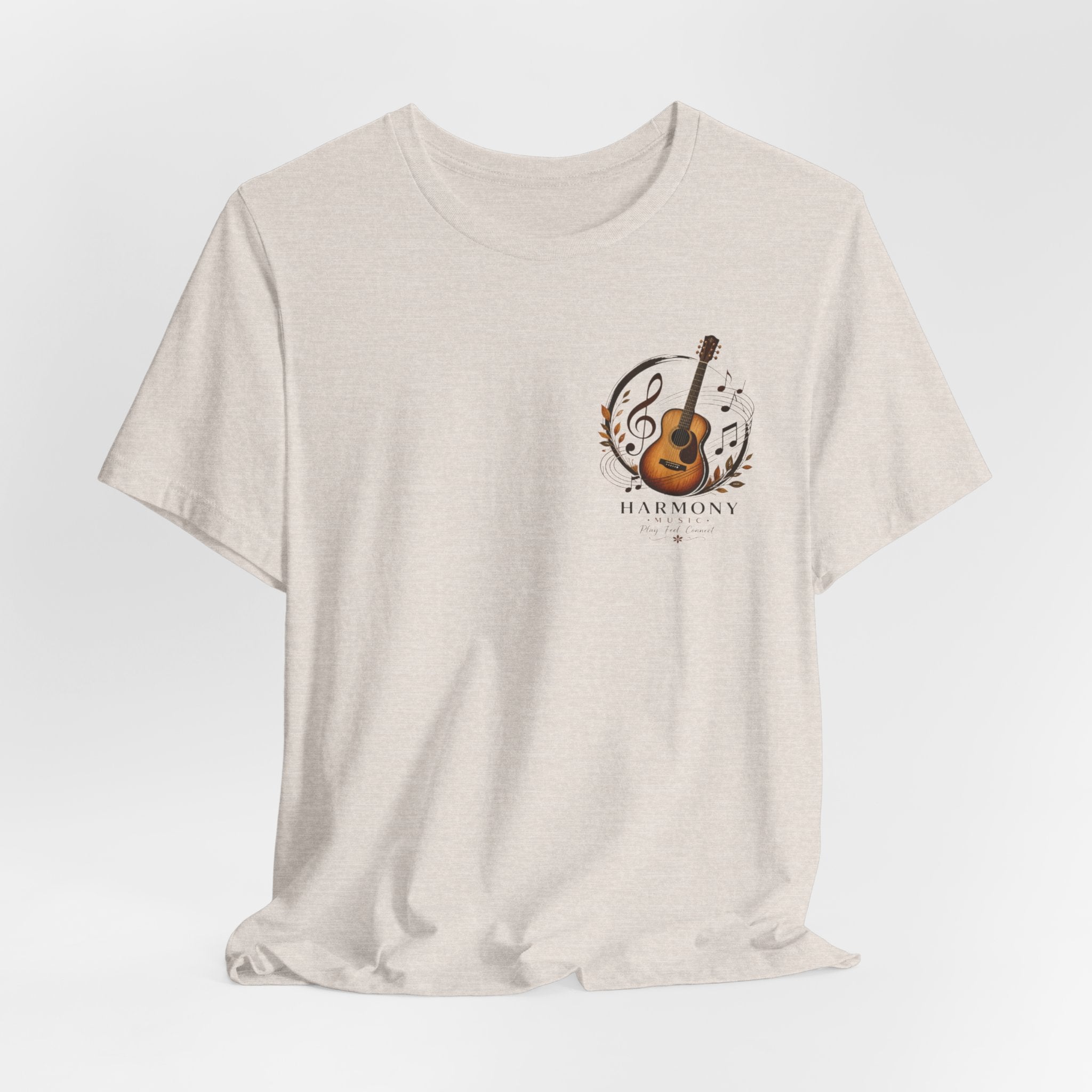 Harmony Guitar Tee — Acoustic Guitar Music T-Shirt