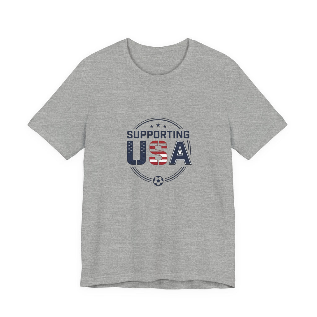 Supporting USA Soccer Watch Party Tee | Country Colors, Match-Day Fan Apparel