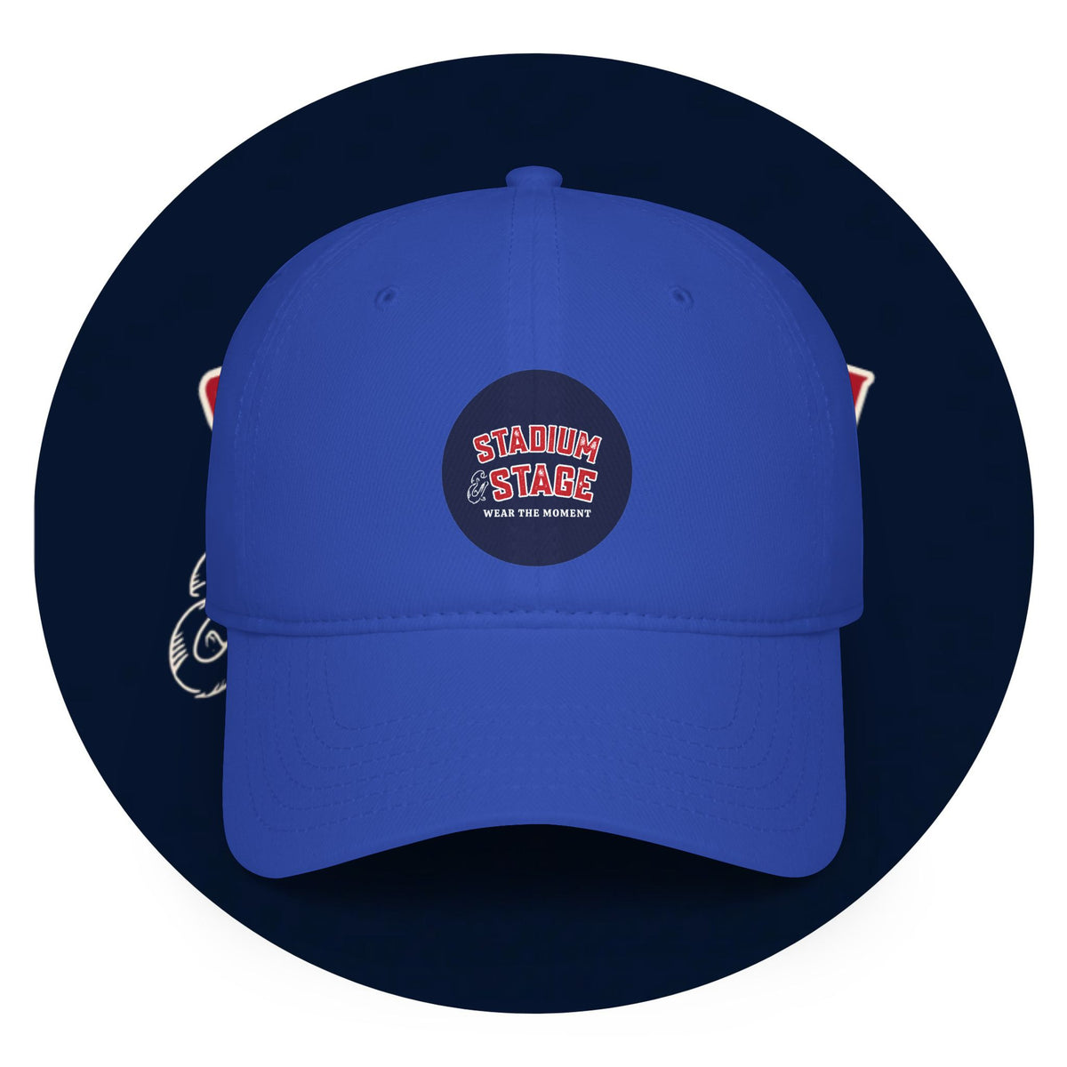 Low Profile Baseball Cap — Shankn’s Stage Logo Dad Hat