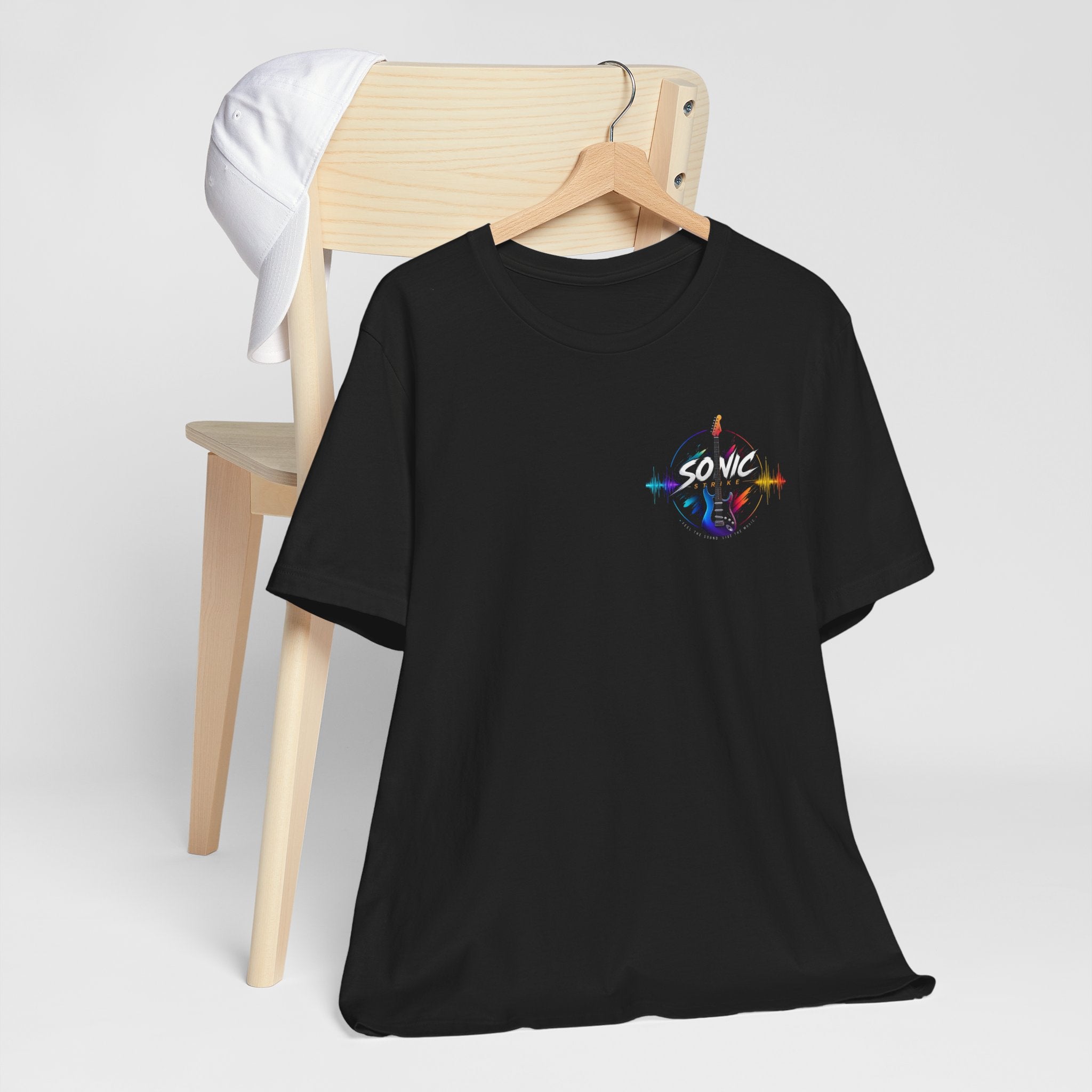 So Much Vibe Tee — Colorful Music Wave Graphic T-Shirt