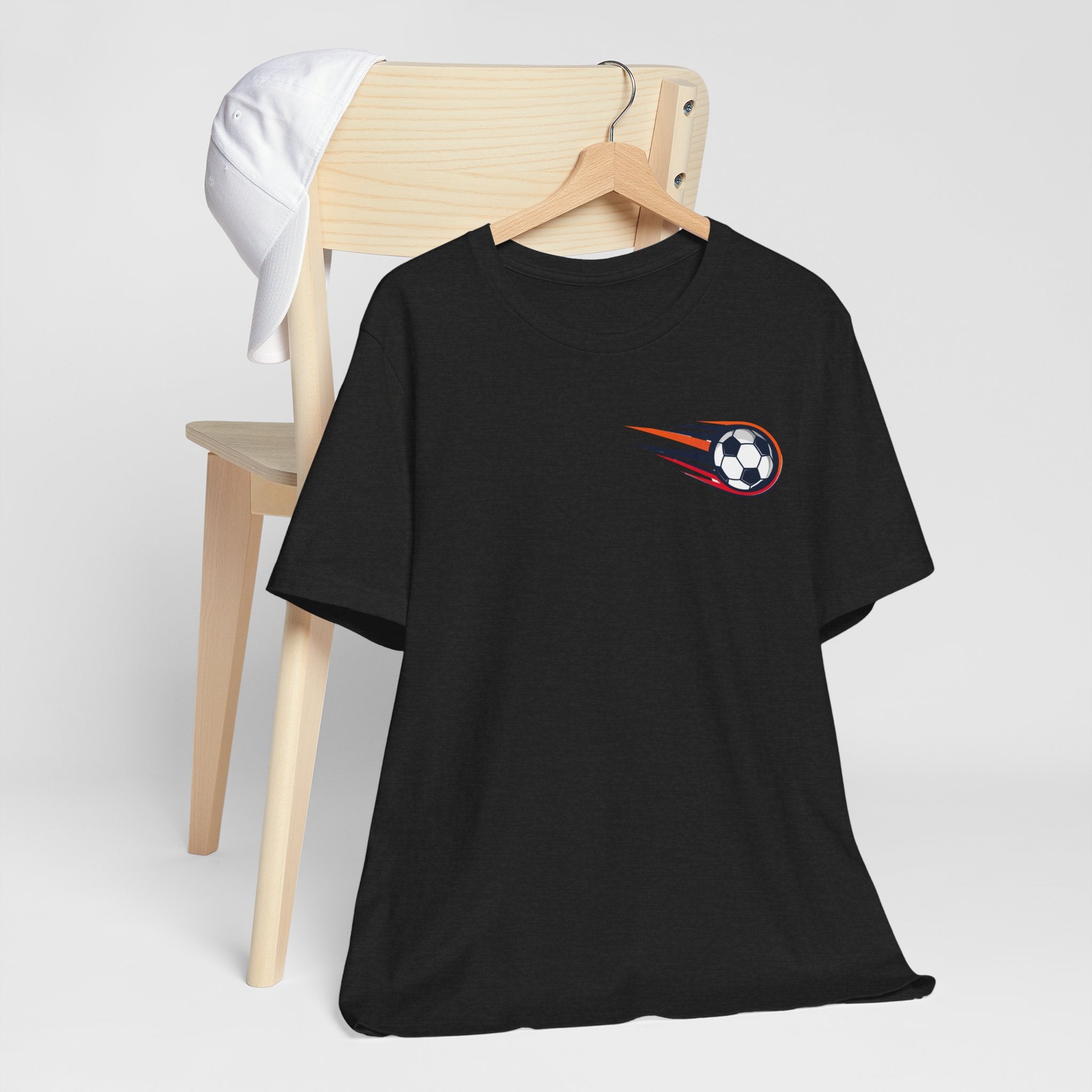 Soccer Comet T‑Shirt — Fast Soccer Ball Graphic Tee