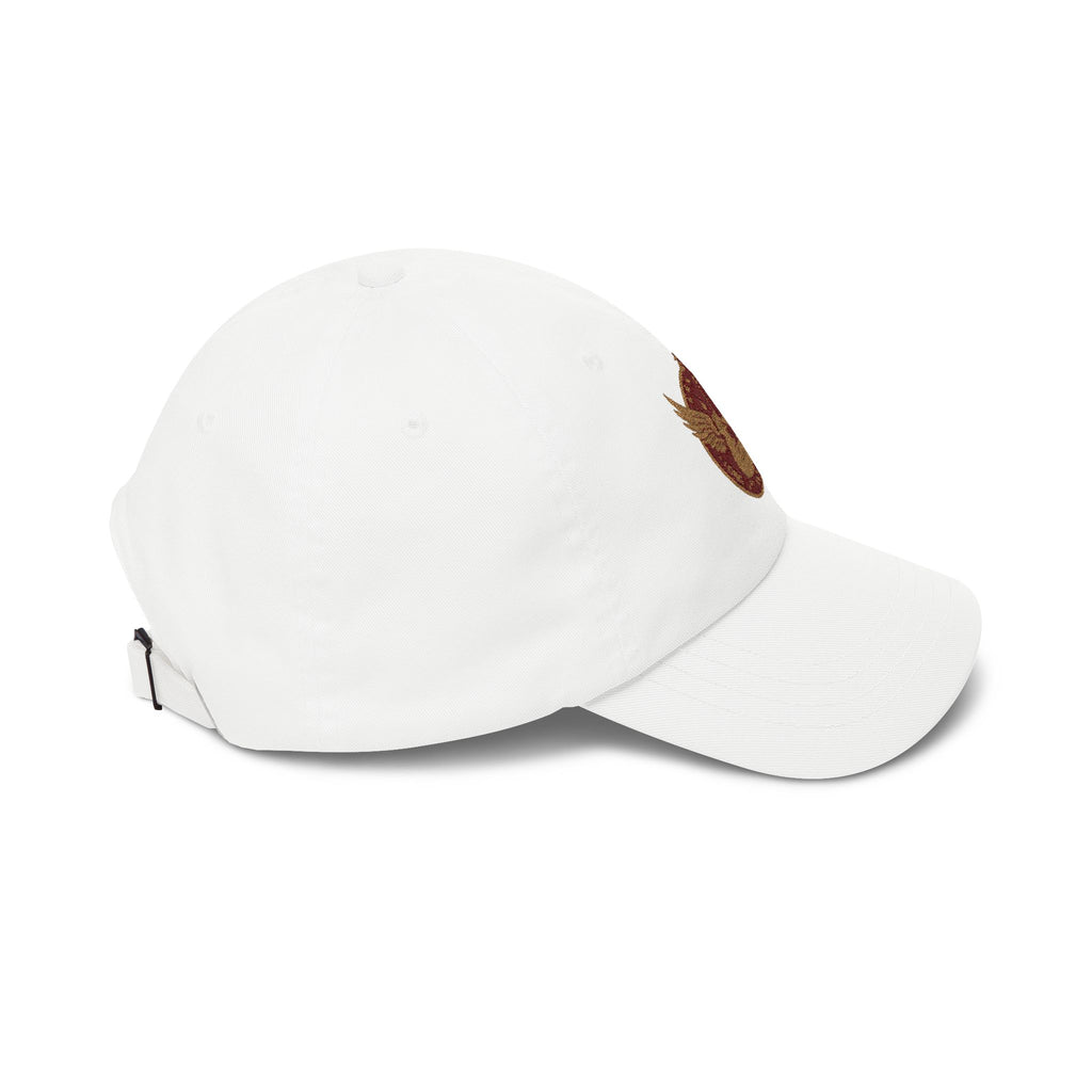 Vintage Winged Guitar Dad Cap – Retro Music Emblem Hat