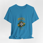 Brazil Soccer Tee - Seleção Brasileira Crest Vintage Football T‑Shirt