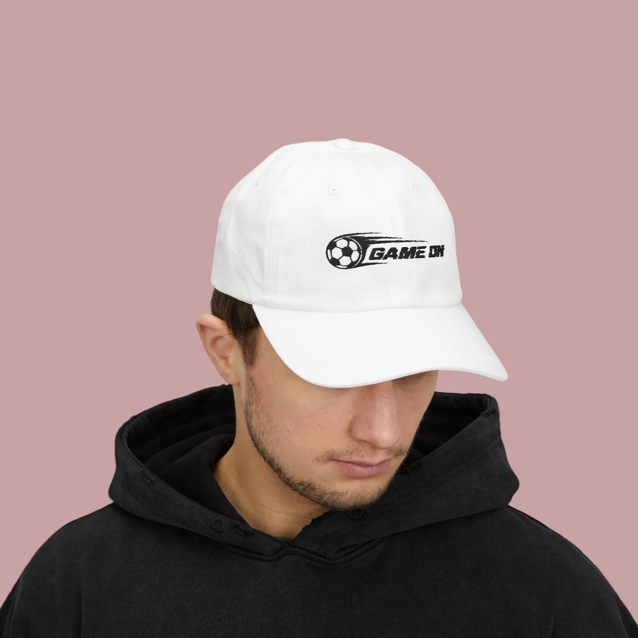 Game On Soccer Dad Cap — Embroidered Sports Baseball Hat