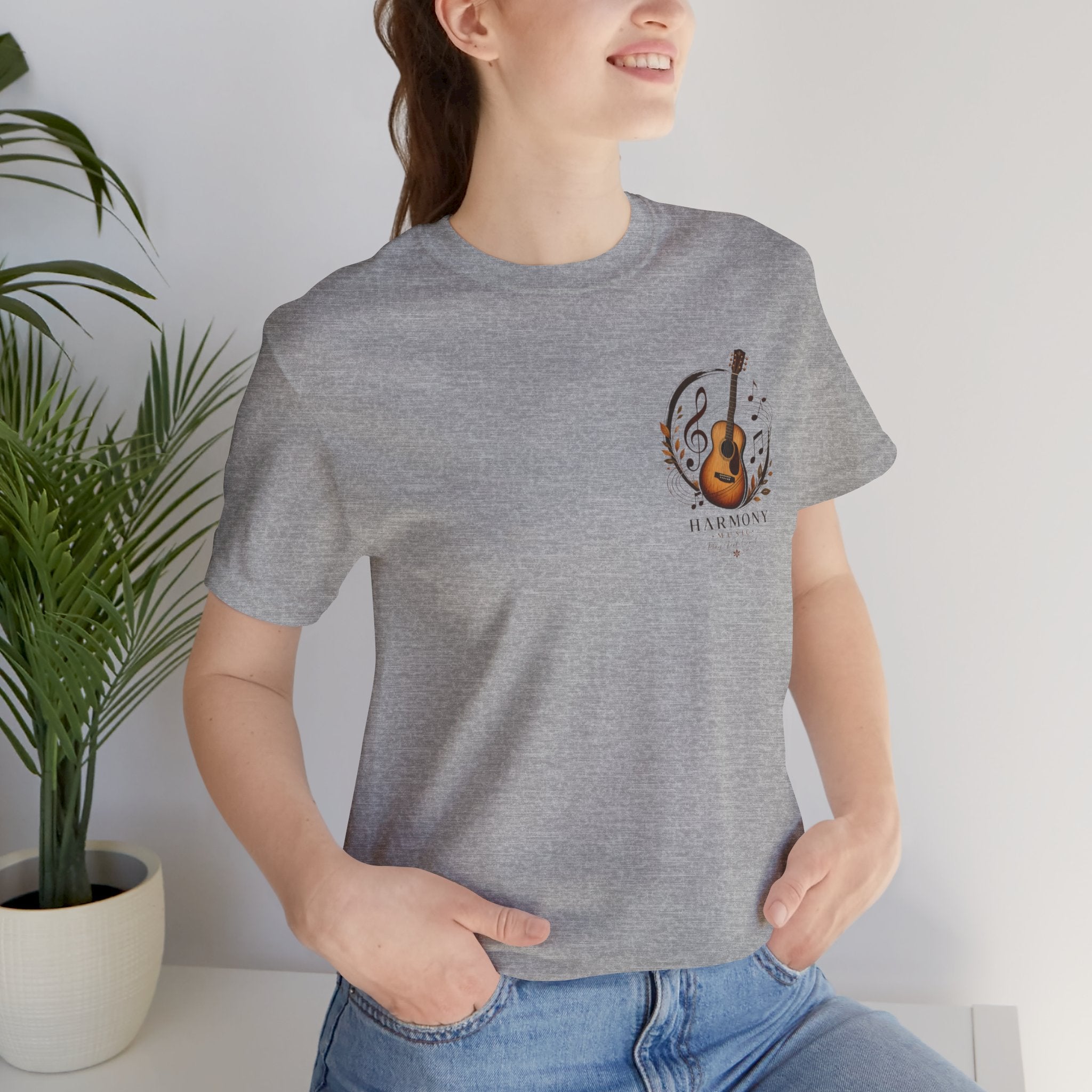 Harmony Guitar Tee — Acoustic Guitar Music T-Shirt