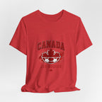 Canada Les Rouges Soccer T-Shirt — Vintage Maple Leaf Football Tee
