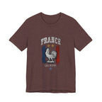 France Rooster Graphic Tee — Les Bleus Tricolor Soccer Shirt