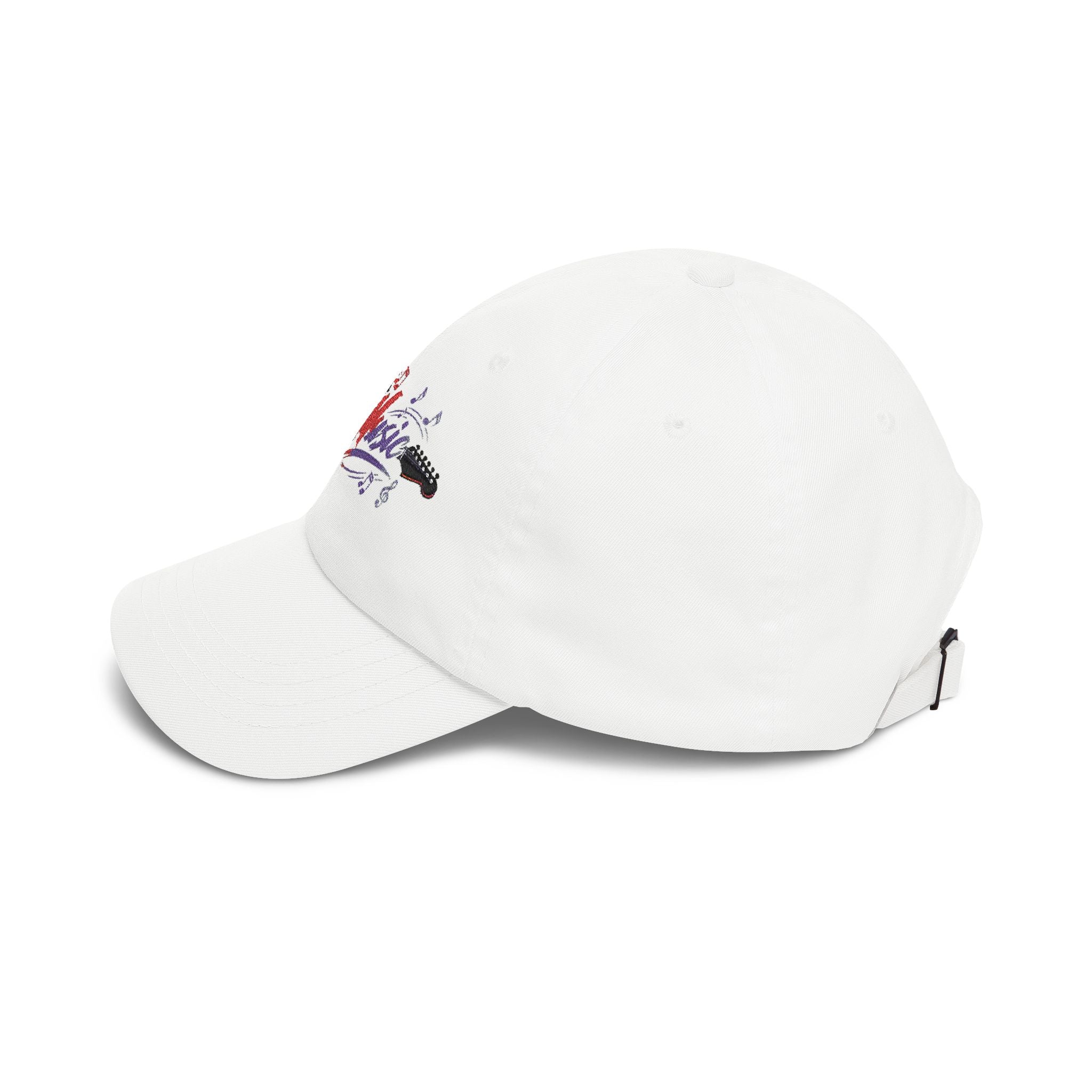 Music Guitar Dad Cap — Vintage Electric Guitar Design