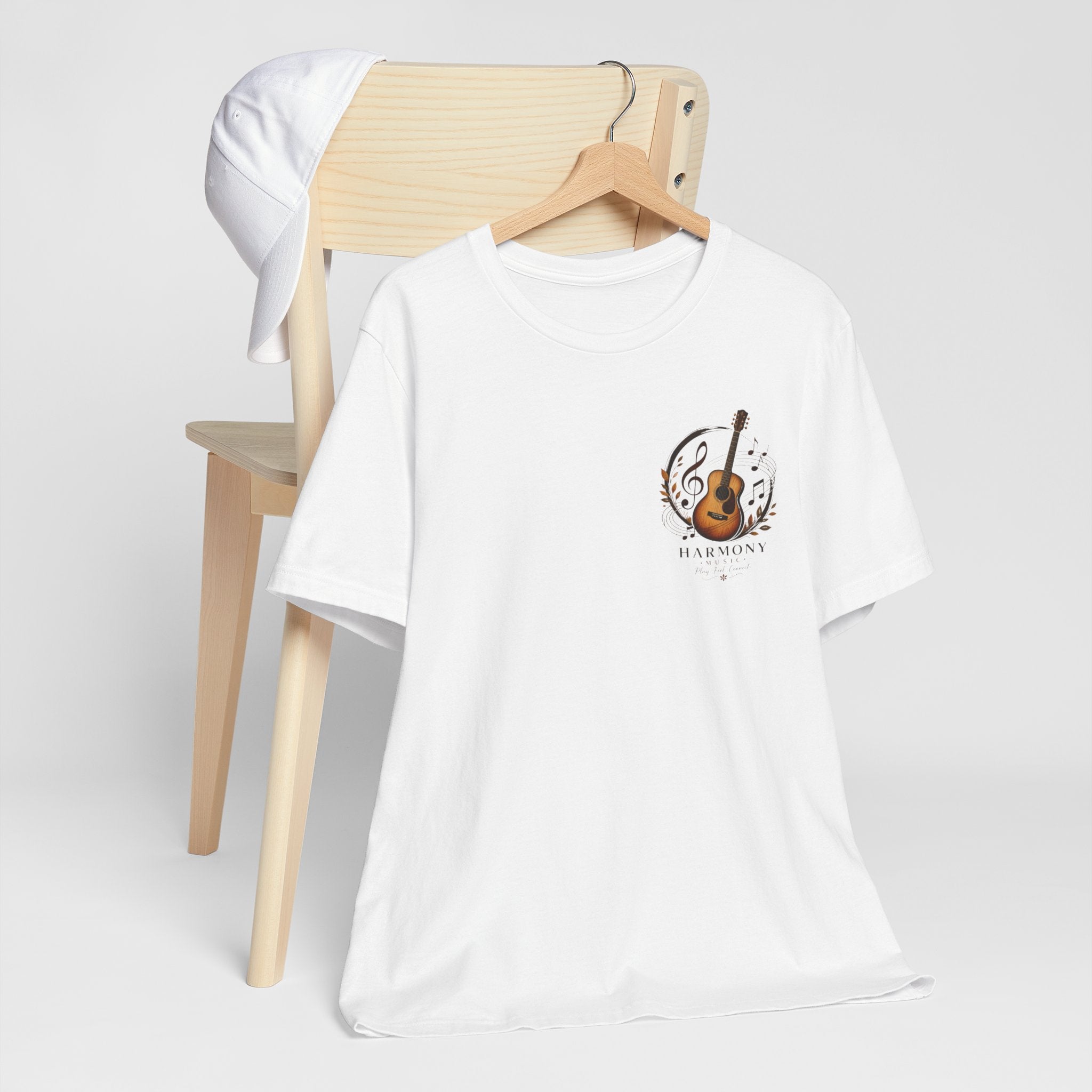 Harmony Guitar Tee — Acoustic Guitar Music T-Shirt