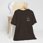 Live Play Music Tee — Colorful Waveform Graphic T-Shirt