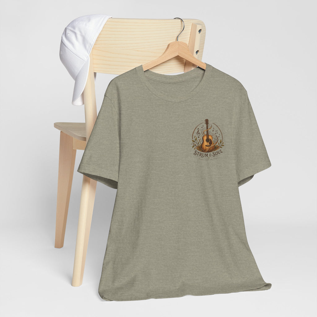 Acoustic Soul Guitar Tee — 'Strum & Soul' Acoustic Guitar Graphic T-Shirt