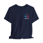 Live Play Music Tee — Colorful Waveform Graphic T-Shirt