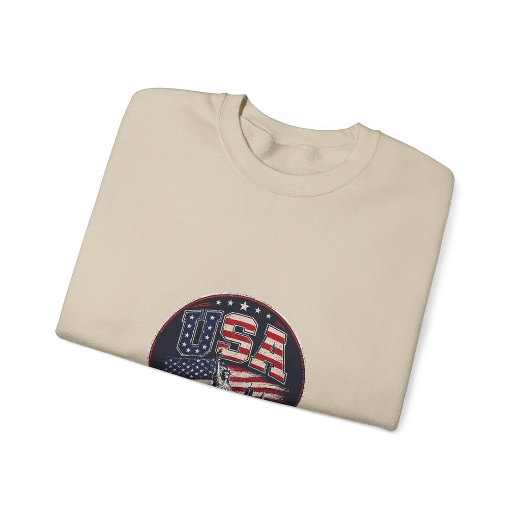 USA Crewneck Sweatshirt — Patriotic American Graphic Pullover