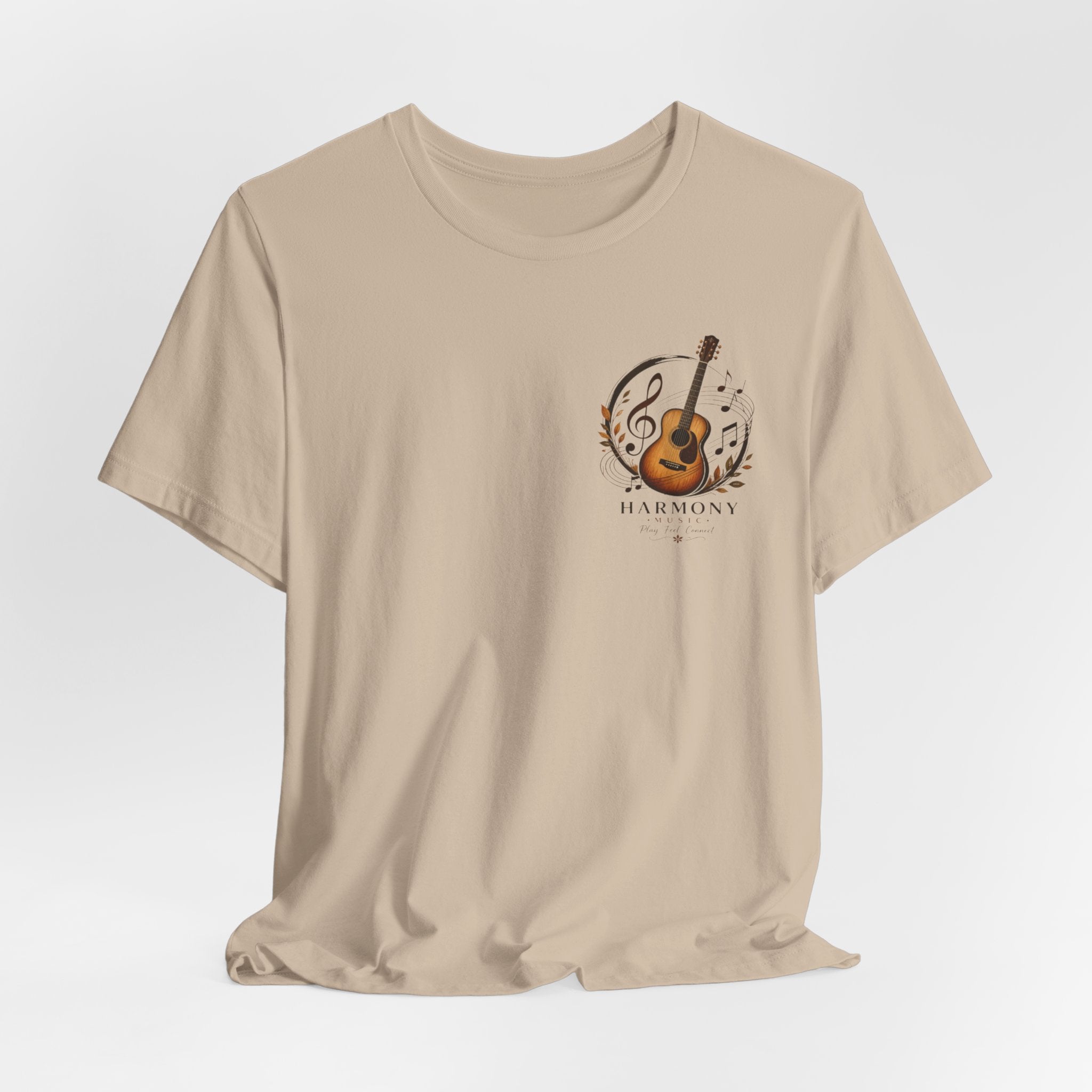 Harmony Guitar Tee — Acoustic Guitar Music T-Shirt