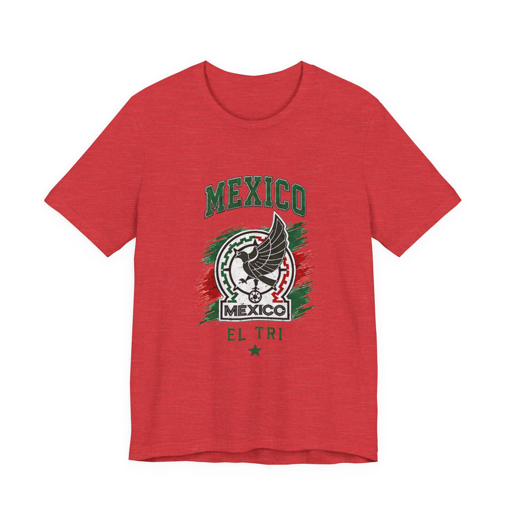 Mexico El Tri Soccer T-Shirt — Mexican Flag Eagle Football Tee