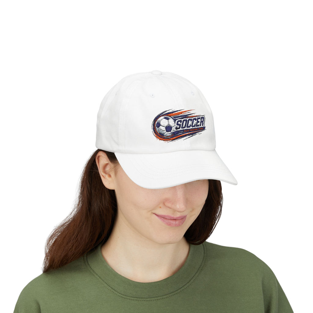 Soccer Dad Cap — Vintage Soccer Ball Logo Baseball Hat
