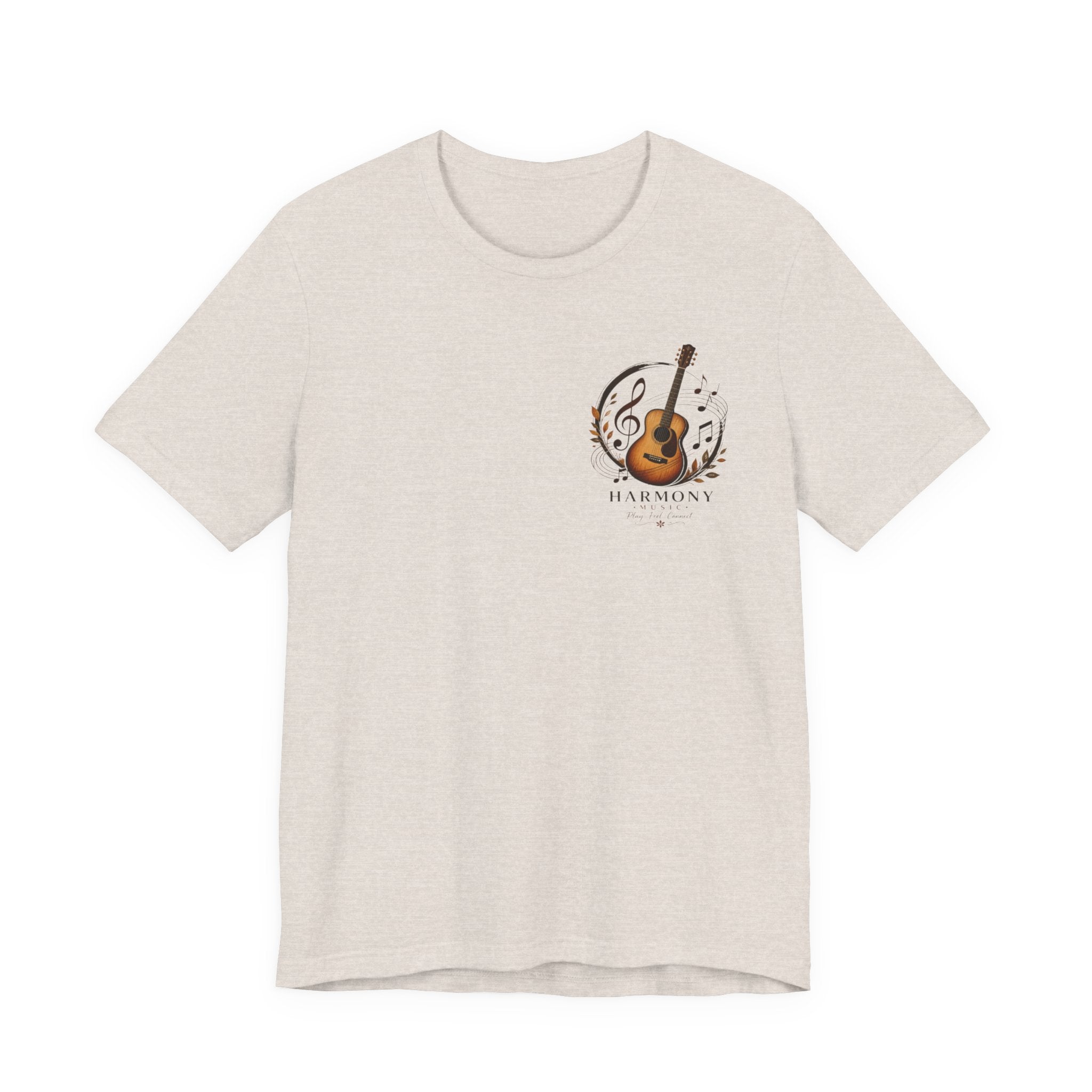 Harmony Guitar Tee — Acoustic Guitar Music T-Shirt