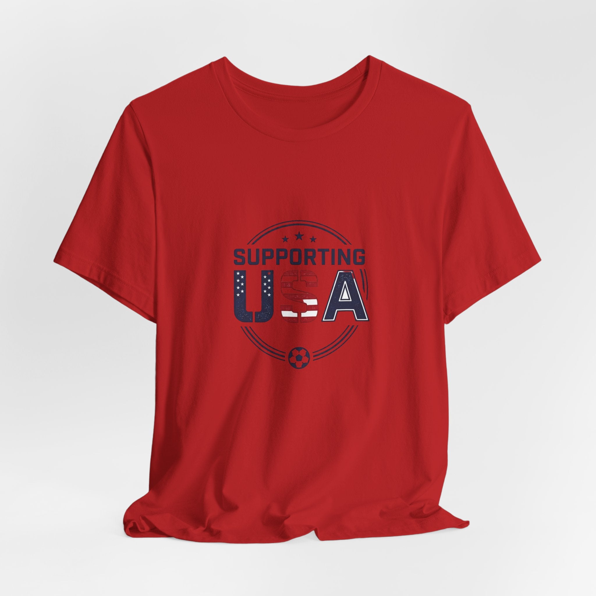 Supporting USA Soccer Watch Party Tee | Country Colors, Match-Day Fan Apparel