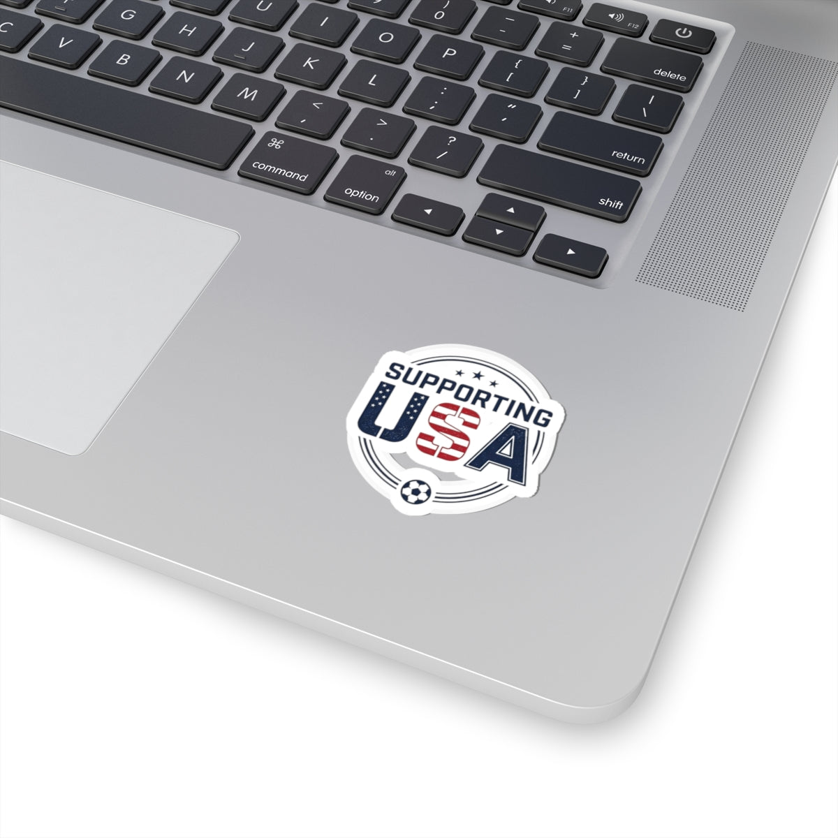 Supporting USA Kiss-Cut Stickers | soccer watch party, country colors
