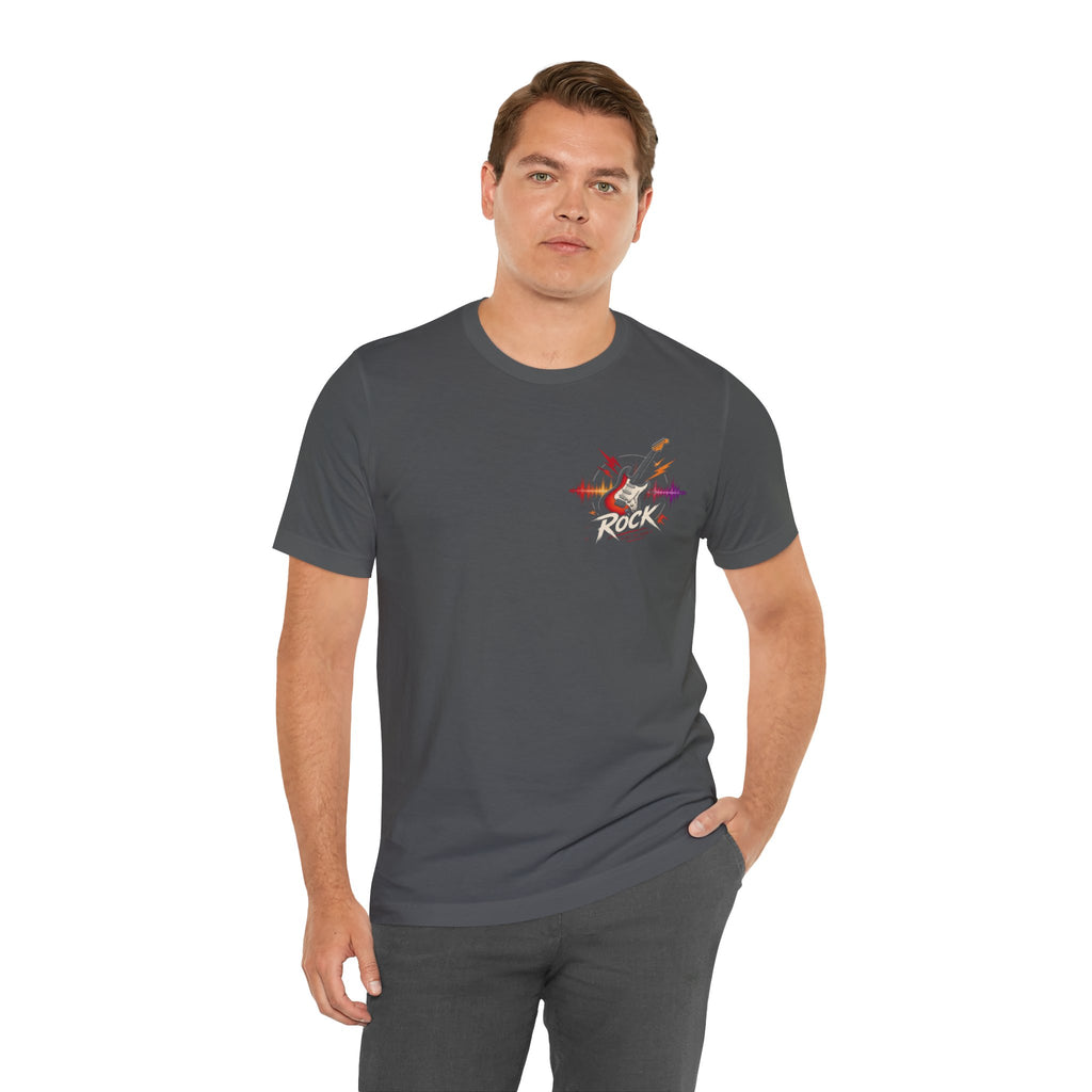 Phoenix Soundwave T‑Shirt — Colorful Phoenix Graphic with "Rise Above" Text