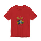 Brazil Soccer Tee - Seleção Brasileira Crest Vintage Football T‑Shirt