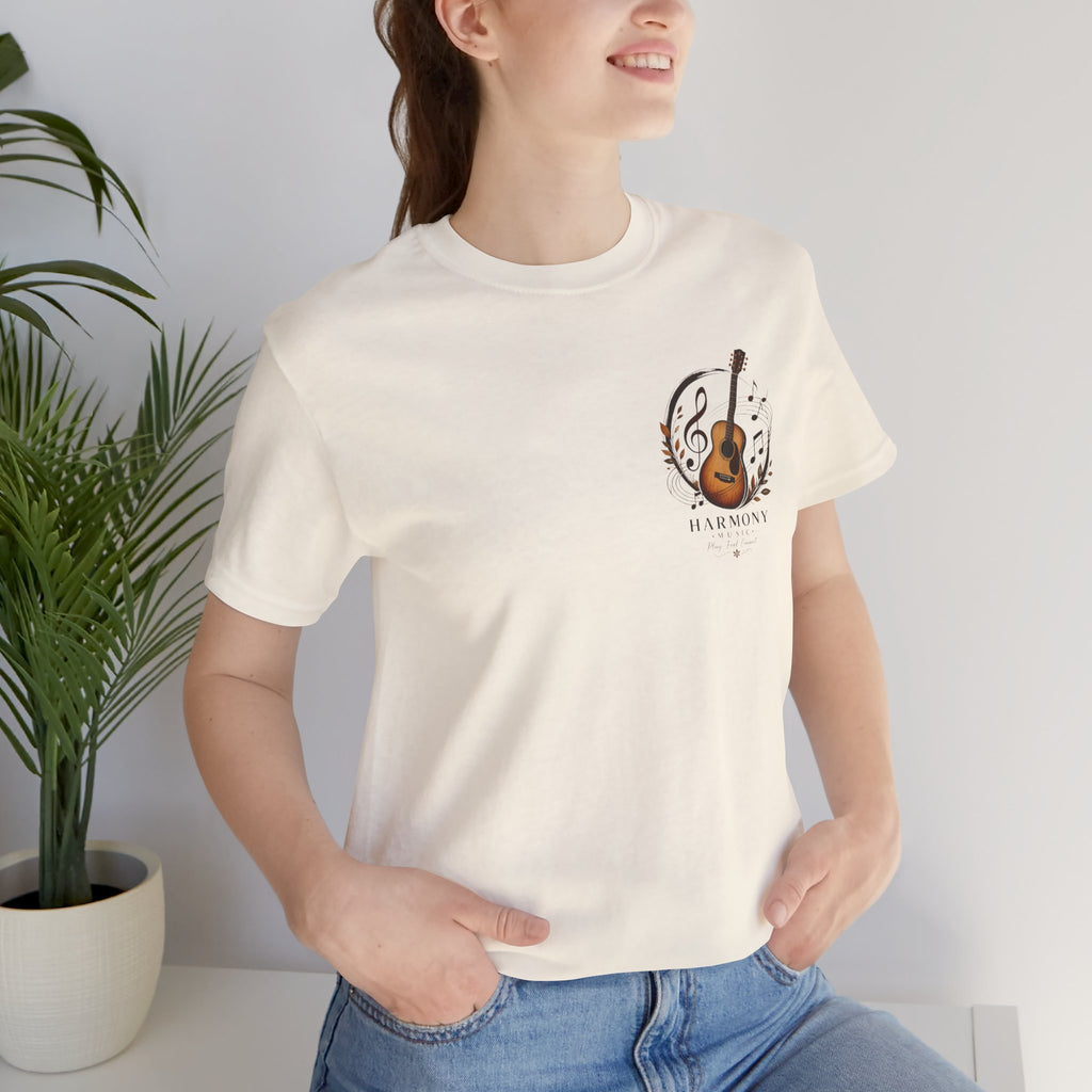 Harmony Guitar Tee — Acoustic Guitar Music T-Shirt