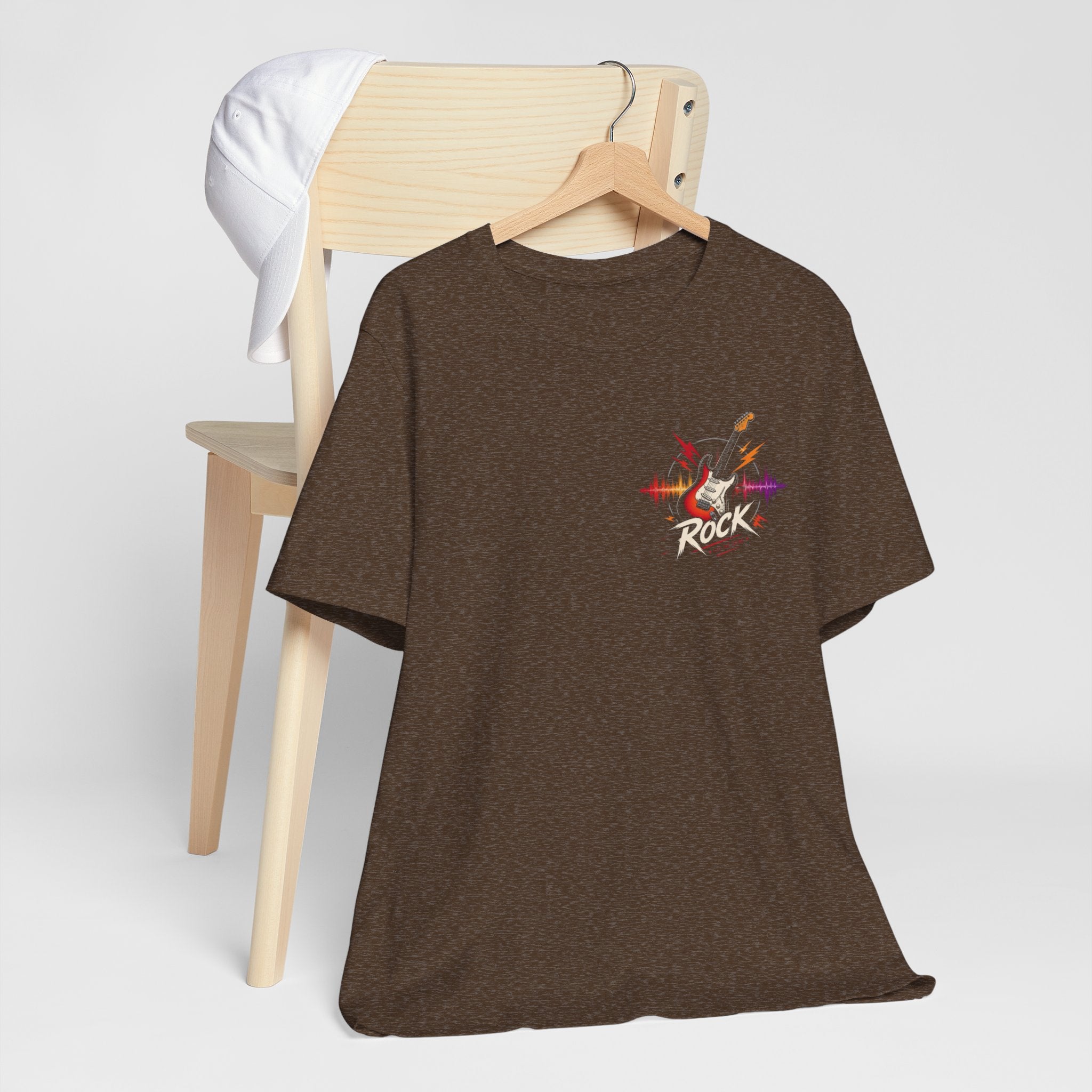 Phoenix Soundwave T‑Shirt — Colorful Phoenix Graphic with "Rise Above" Text