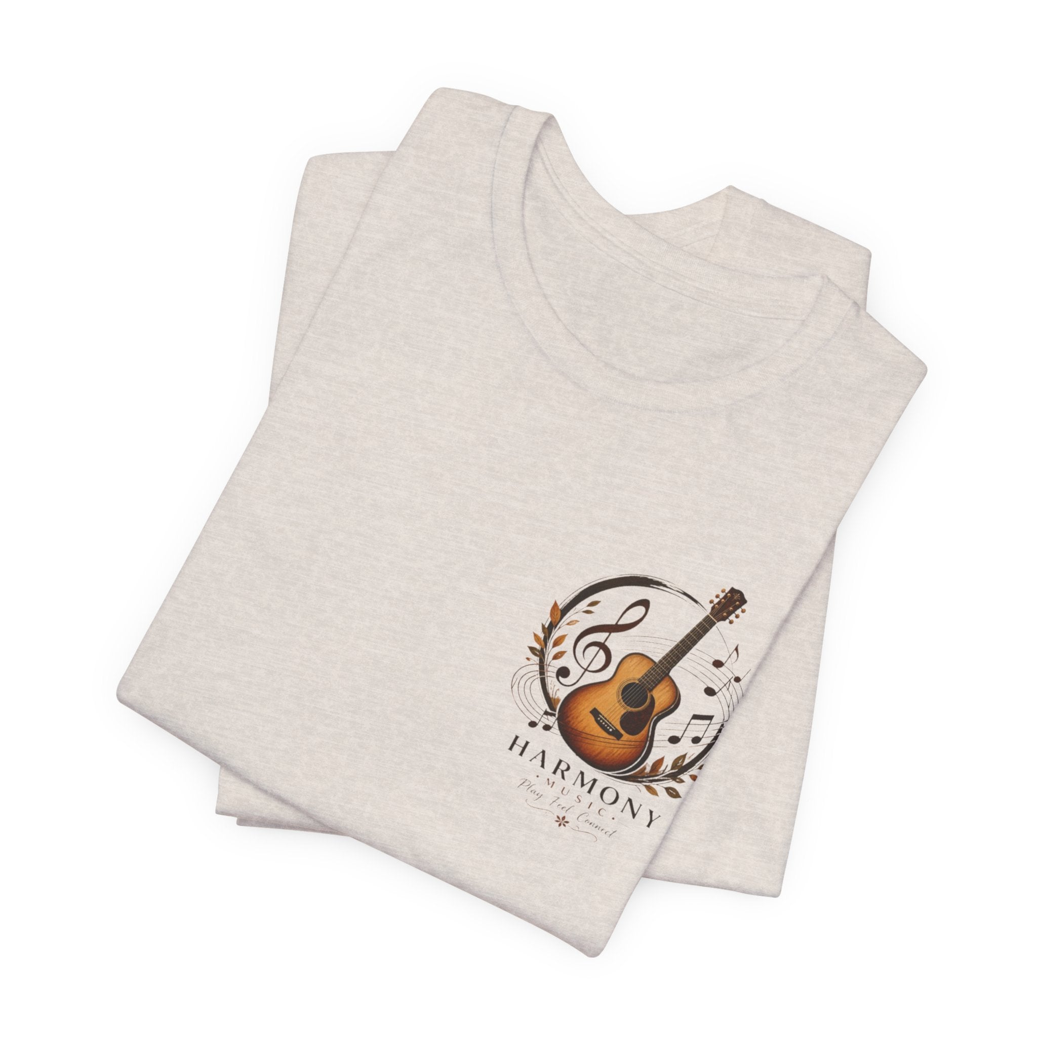 Harmony Guitar Tee — Acoustic Guitar Music T-Shirt