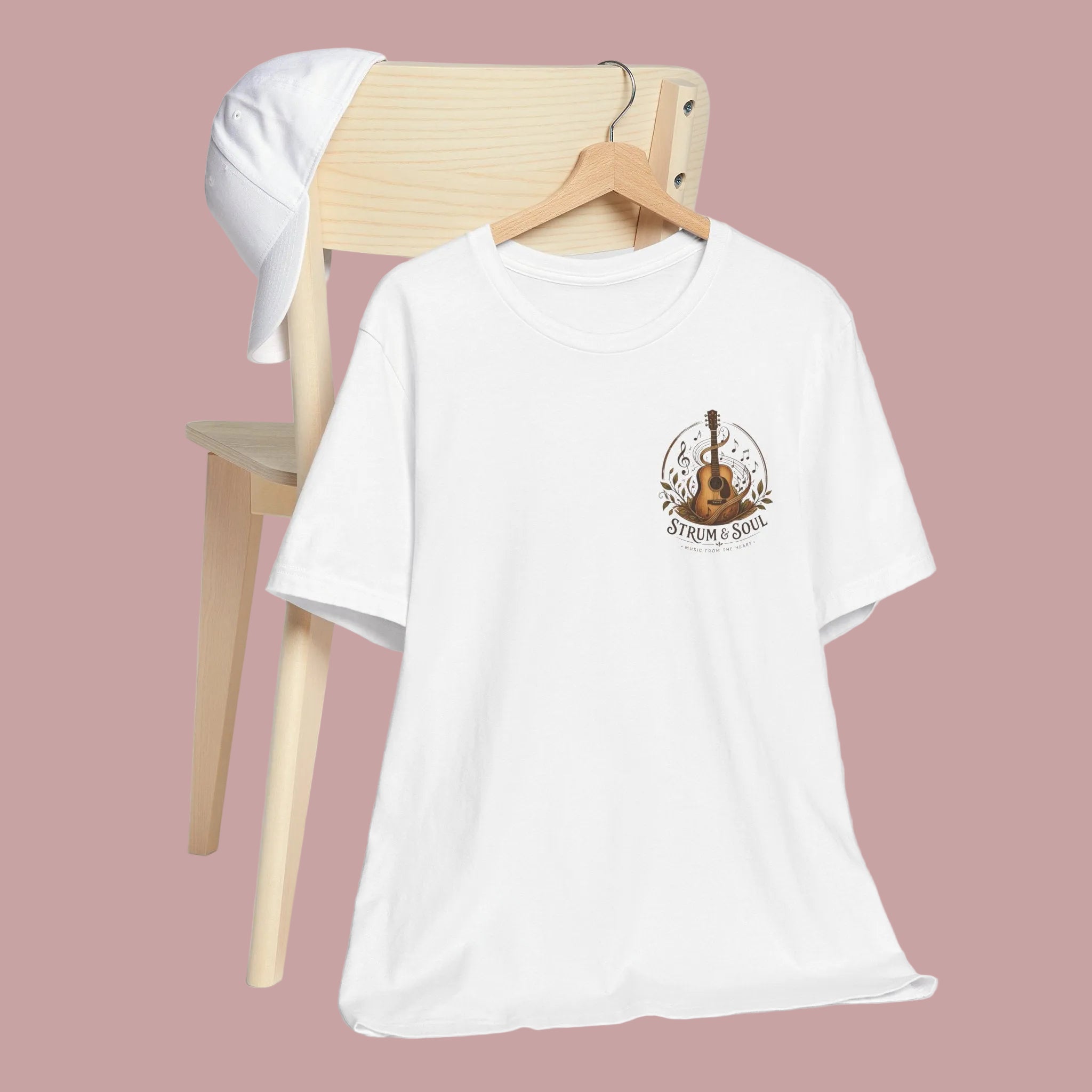 Acoustic Soul Guitar Tee — 'Strum & Soul' Acoustic Guitar Graphic T-Shirt