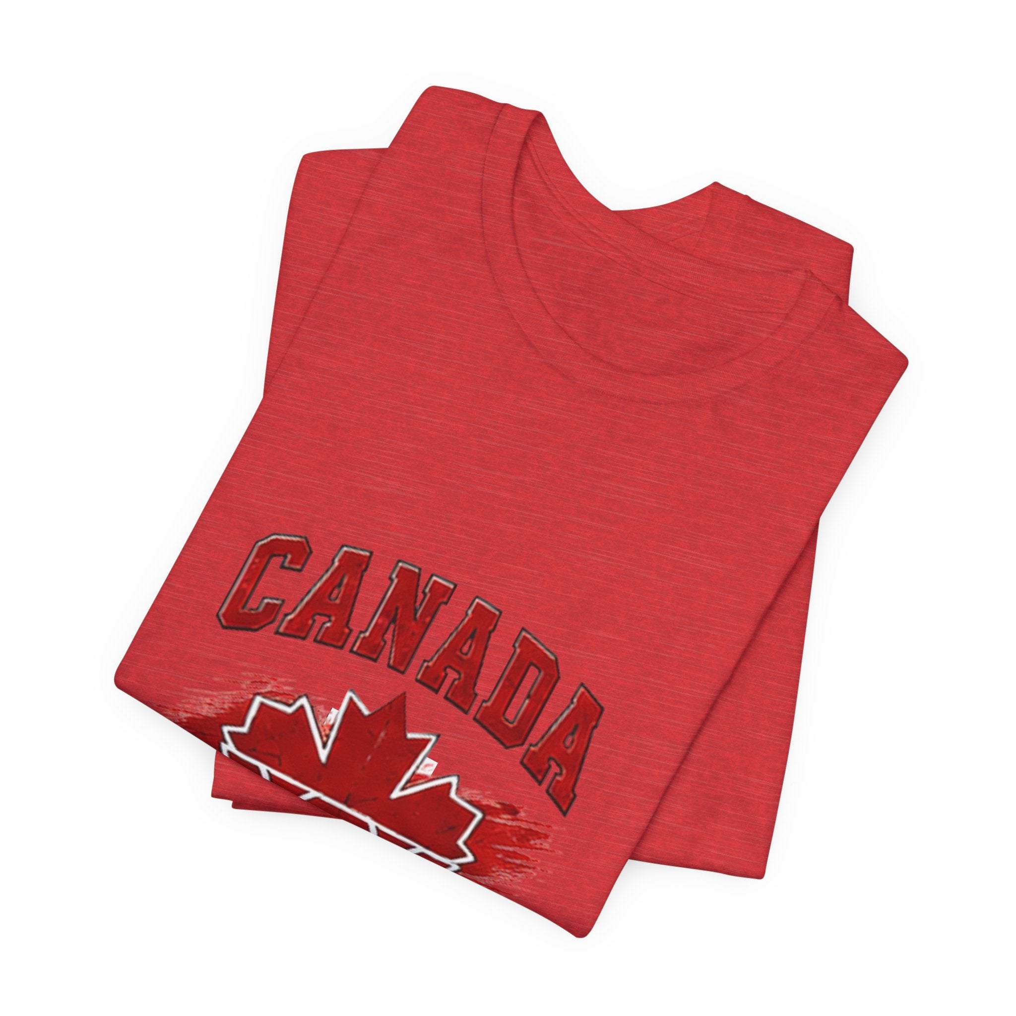 Canada Les Rouges Soccer T-Shirt — Vintage Maple Leaf Football Tee