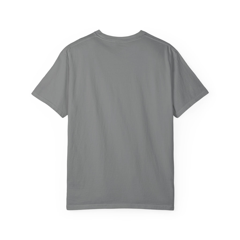 USA Skyline Flag T-Shirt — Patriotic Statue of Liberty Graphic Tee