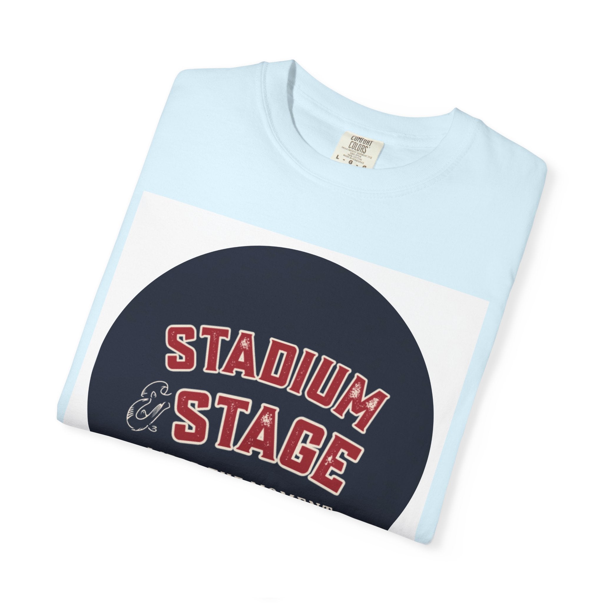 Stadium & Stage Graphic T-Shirt — "Wear the Moment" Vintage Circle Logo