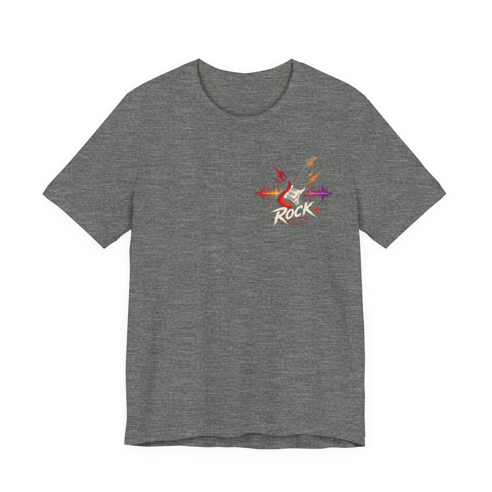 Phoenix Soundwave T‑Shirt — Colorful Phoenix Graphic with "Rise Above" Text