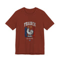 France Rooster Graphic Tee — Les Bleus Tricolor Soccer Shirt
