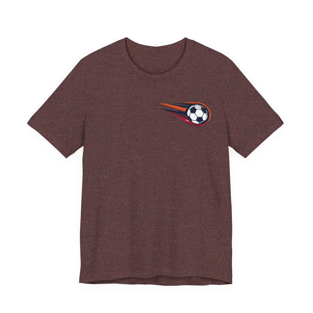 Soccer Comet T‑Shirt — Fast Soccer Ball Graphic Tee
