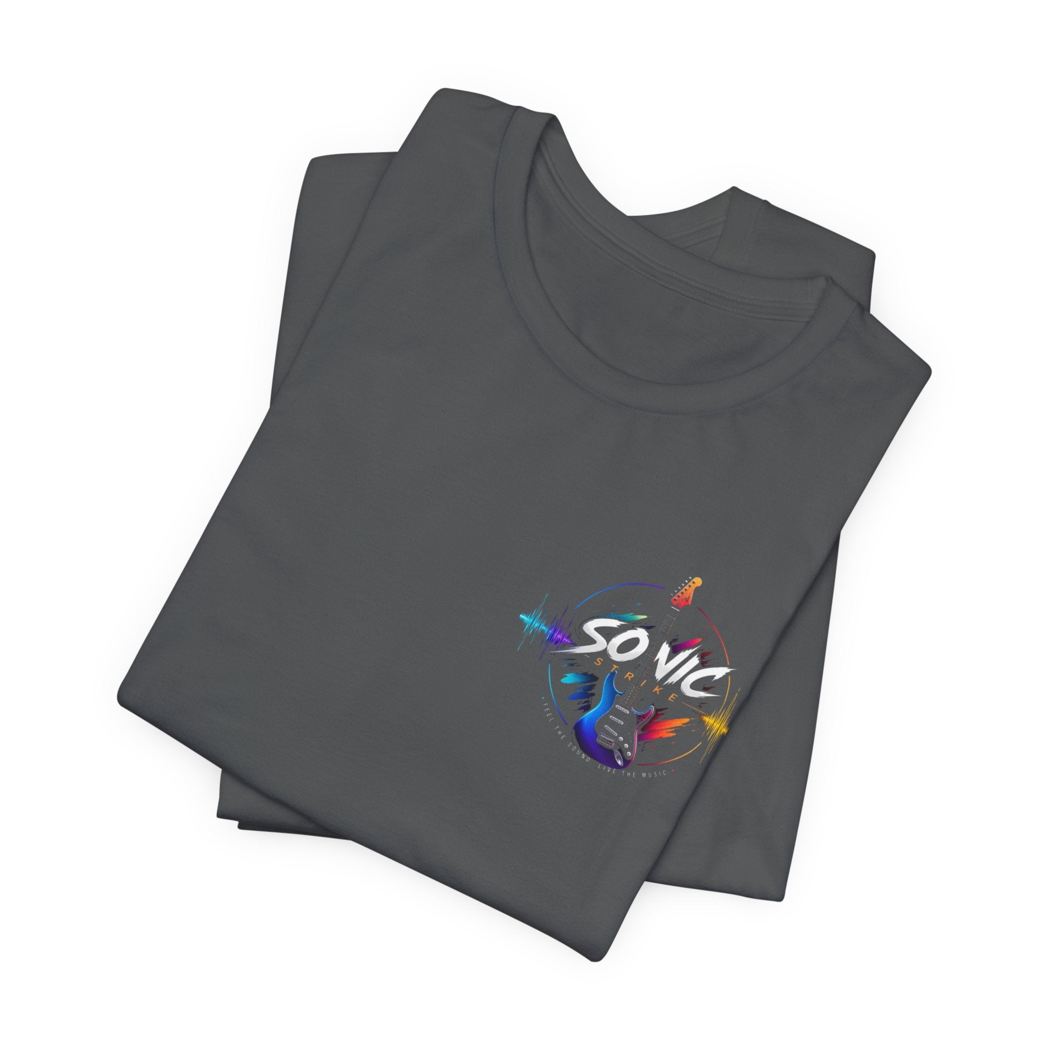 So Much Vibe Tee — Colorful Music Wave Graphic T-Shirt