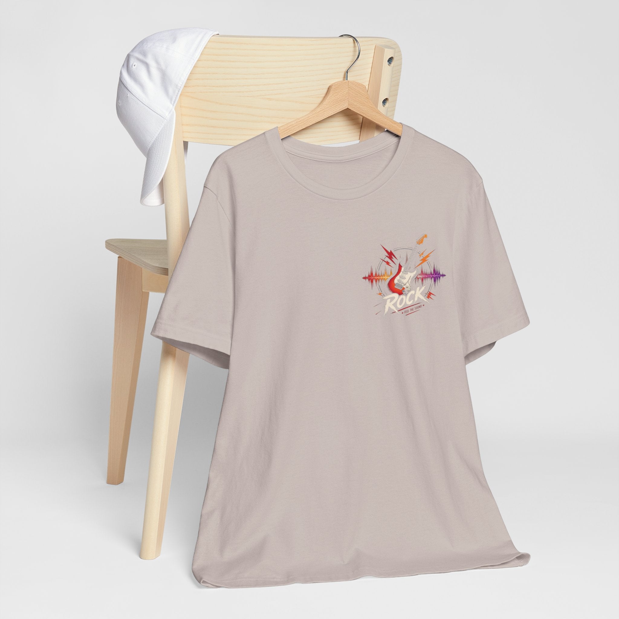 Phoenix Soundwave T‑Shirt — Colorful Phoenix Graphic with "Rise Above" Text