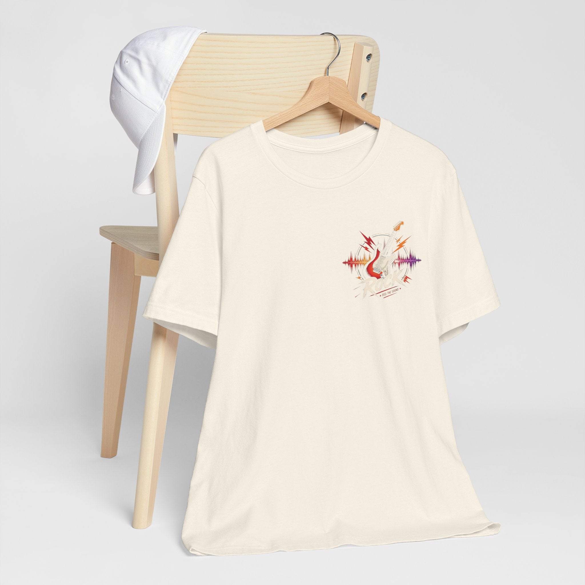 Phoenix Soundwave T‑Shirt — Colorful Phoenix Graphic with "Rise Above" Text
